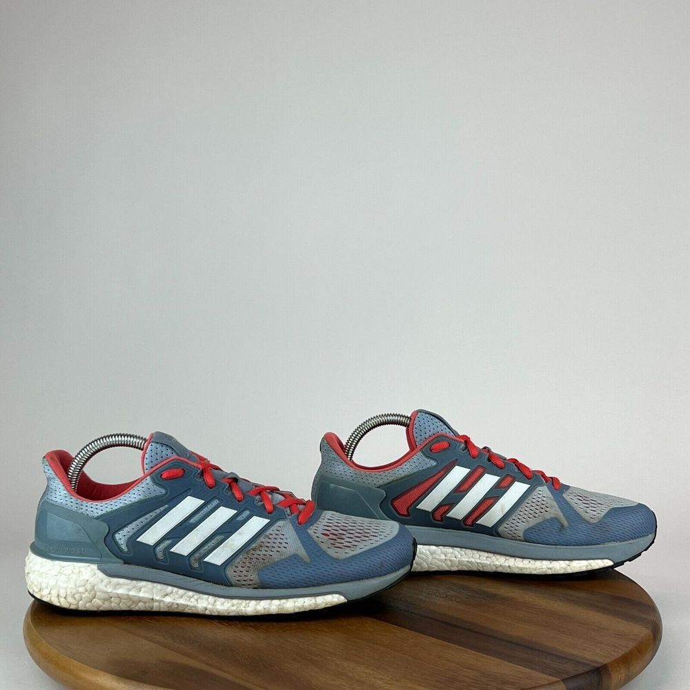 Womens Adidas Supernova ST Blue Athletic Running‎ Shoes Sneakers Size 8.5 M GUC